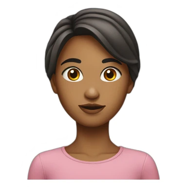 Fille levant un sourcil sticker