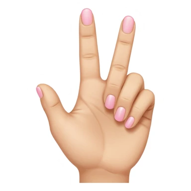 Like the middle finger flipping off emoji but with the pinky finger only (pinky finger flipping off) sticker