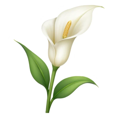 Flor de cala sticker