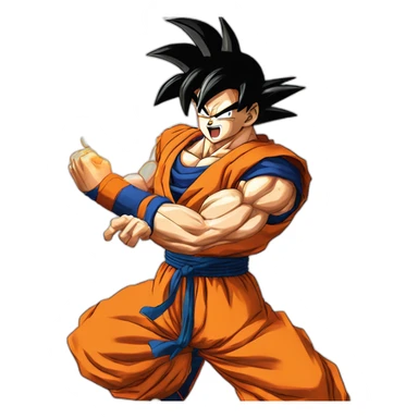 goku kamehameha dragon ball super sticker