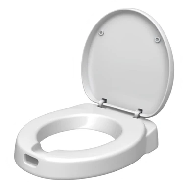 Baby toilet seat without a lid  sticker