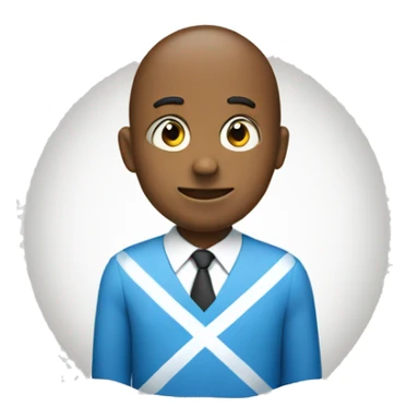 blue circle with a white check mark sticker