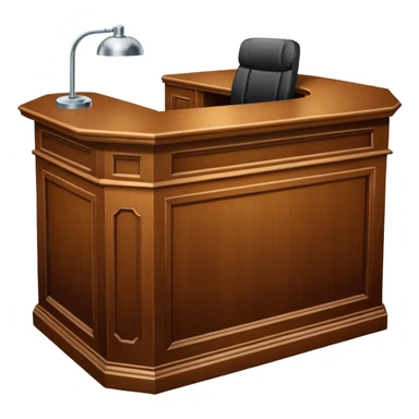 Reception desk
 sticker