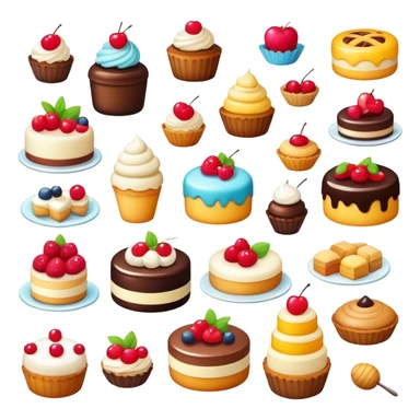 Desserts sticker