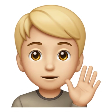 🤔this emoji with an innocent suspicious but also smirking 😏 expression looking up, but with that same hand sticker