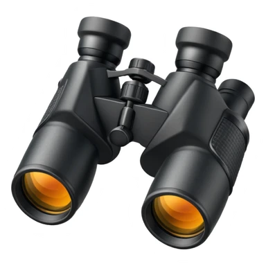 binoculars with large lenses sticker