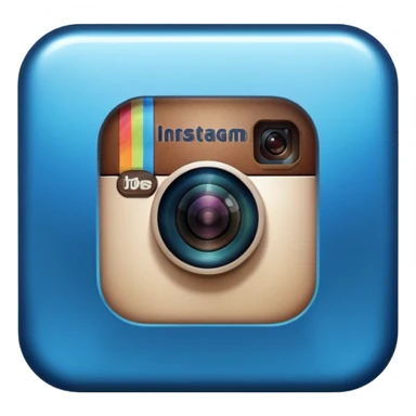 Instagram blue thick meta verifed sticker