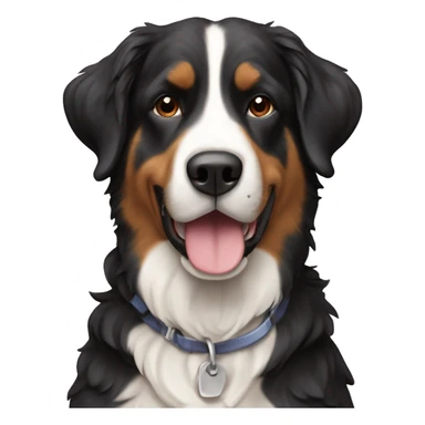 Bernice ￼Mountain dog ￼ sticker