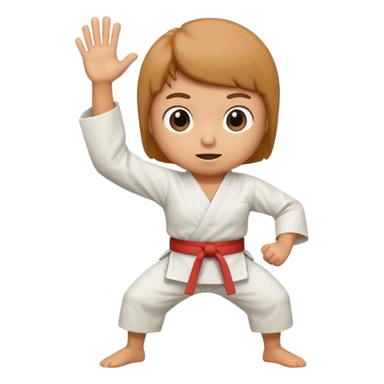 Sandy Cheeks from Spongebob, karate pose sticker