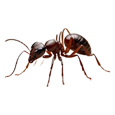 Beautiful and Majestic Ant Portrait Emoji, Head and body rendered in serene repose with a gentle, content smile, showcasing a finely detailed, compact form with eyes softly closed in tranquil slumber, Simplified yet exquisitely endearing features, highly detailed, glowing with a soft, drowsy natural light, high shine, relaxed and utterly noble, stylized with an air of timeless industrious grace, soft glowing outline, capturing the essence of a majestic ant that embodies the quiet power of nature! sticker