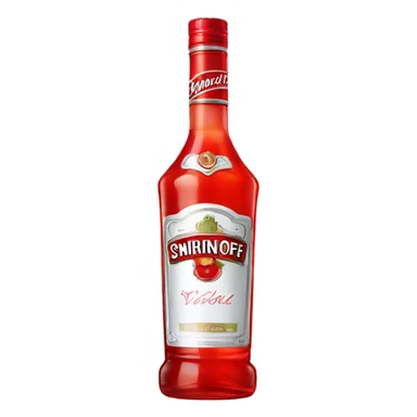 Smirnoff vodka sticker