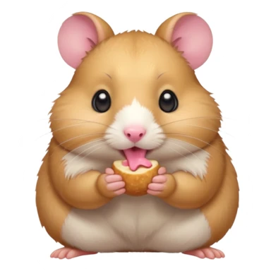 hamster eating sticker