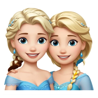 anna et elsa sticker