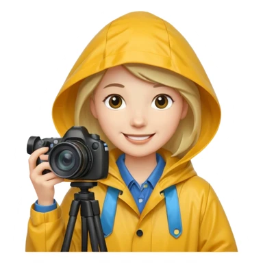 fotographer with rain coat

 sticker
