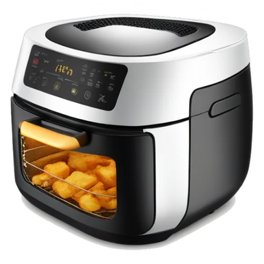 High quality air fryer beatifully rendered sticker