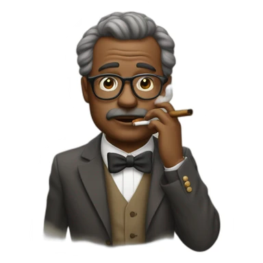 Winston churchild fume la cigare sticker