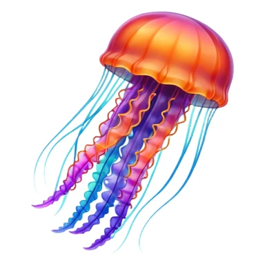 jellyfish with unique design and color but i want a simple one sticker