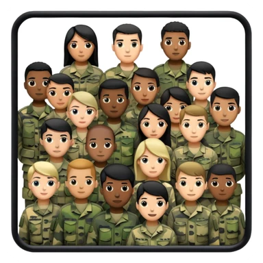 Love with Army bd colour sticker