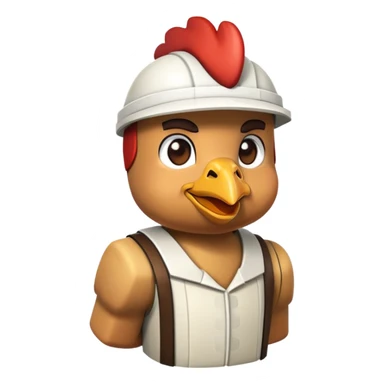 Chicken jockey Minecraft  sticker