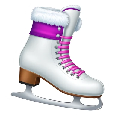figure skating boot with colorful leg warmers pulled up over the skates sticker