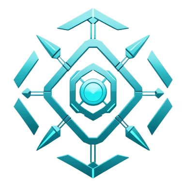 White And Cyan Cyber Aesthetic Deco sticker