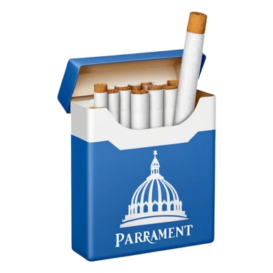 tabaco parliaments sticker