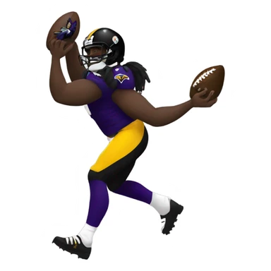 Steelers beating a raven sticker