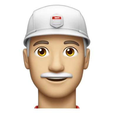 Royal Mail post man white skin sticker