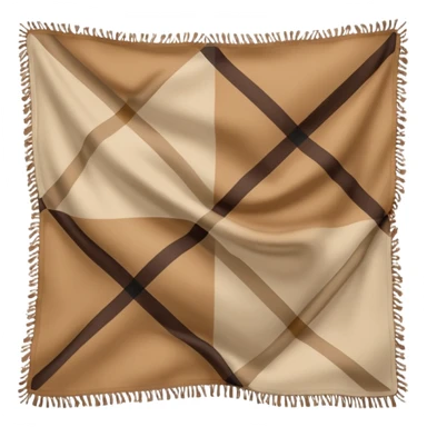 burberry type scarf sticker