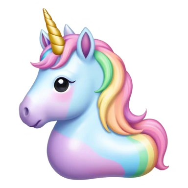 Rainbow pastel unicorn poop sticker