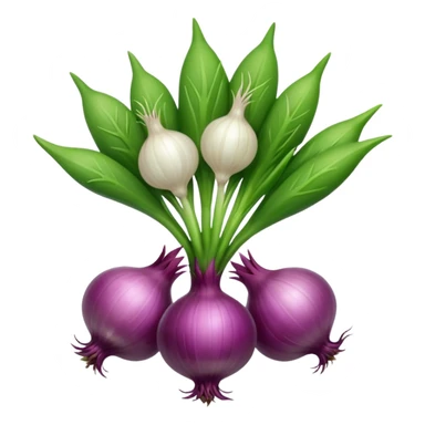 Small onions bunch sticker