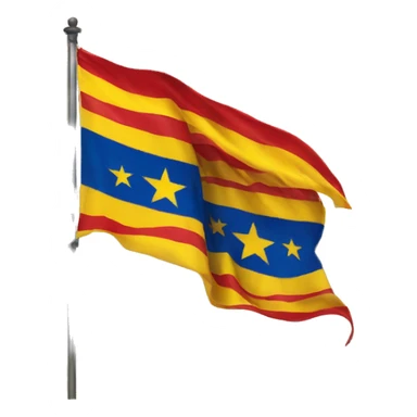 La senyera és la bandera de catalunya sticker