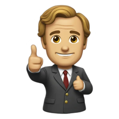 Saul Goodman with thumb up sticker
