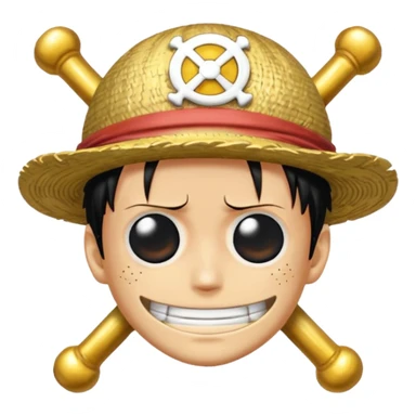 One piece anime logo sticker