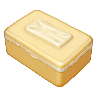 Bar of soap with bite marks. sticker