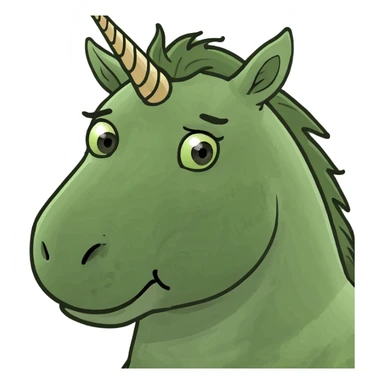 Rainbow unicorn  sticker