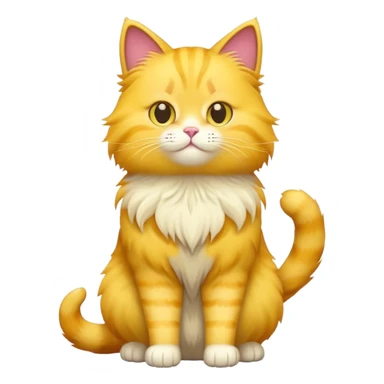 Yellow lombax-cat sticker