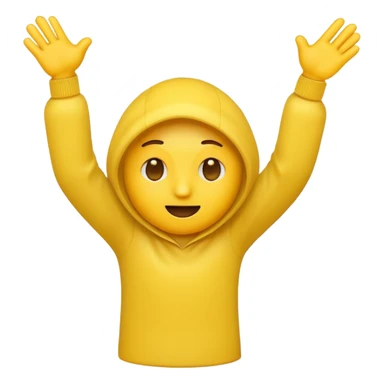 Dabbing emoji sticker