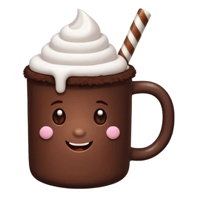 cocoa with marshmallows sticker