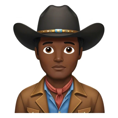 james garner cowboy in black sticker