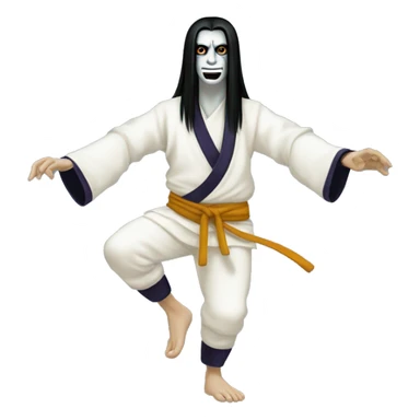Orochimaru com calça de capoeira  sticker