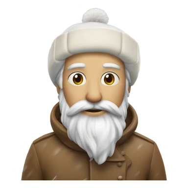 Roux sous la neige sticker