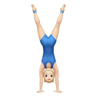 Launch gymnast doing a handstand sticker