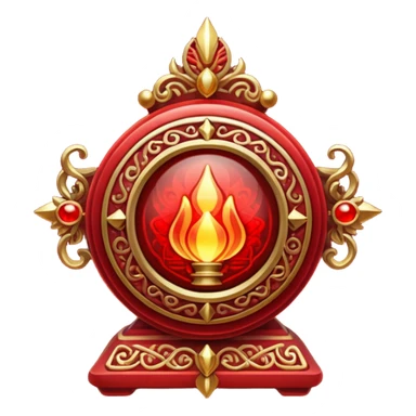 magical artifact red sticker