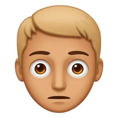 Sarcastic face sticker