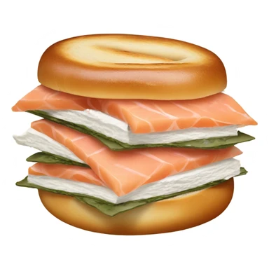 bagel sandwich sticker