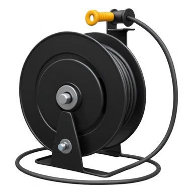 concert black Cable reels sticker