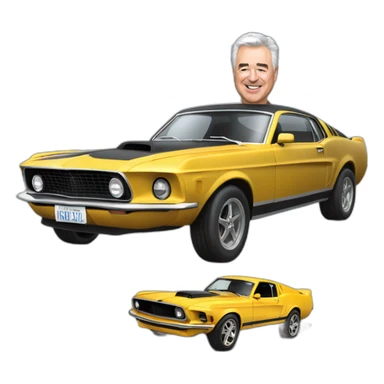 Leo Laporte and his Mustang Mach E sticker