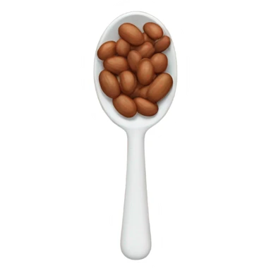 a spoonful of pinto beans sticker