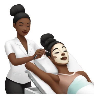 spa at a cosmetologist sticker